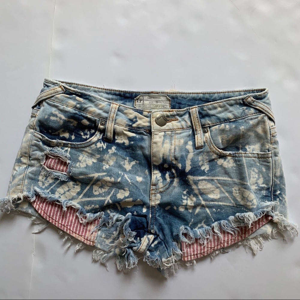 Free People Jean shorts